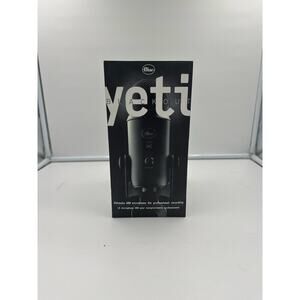 Blue Yeti Blackout Professional Usb Microphone Podcasting Recording Streaming
